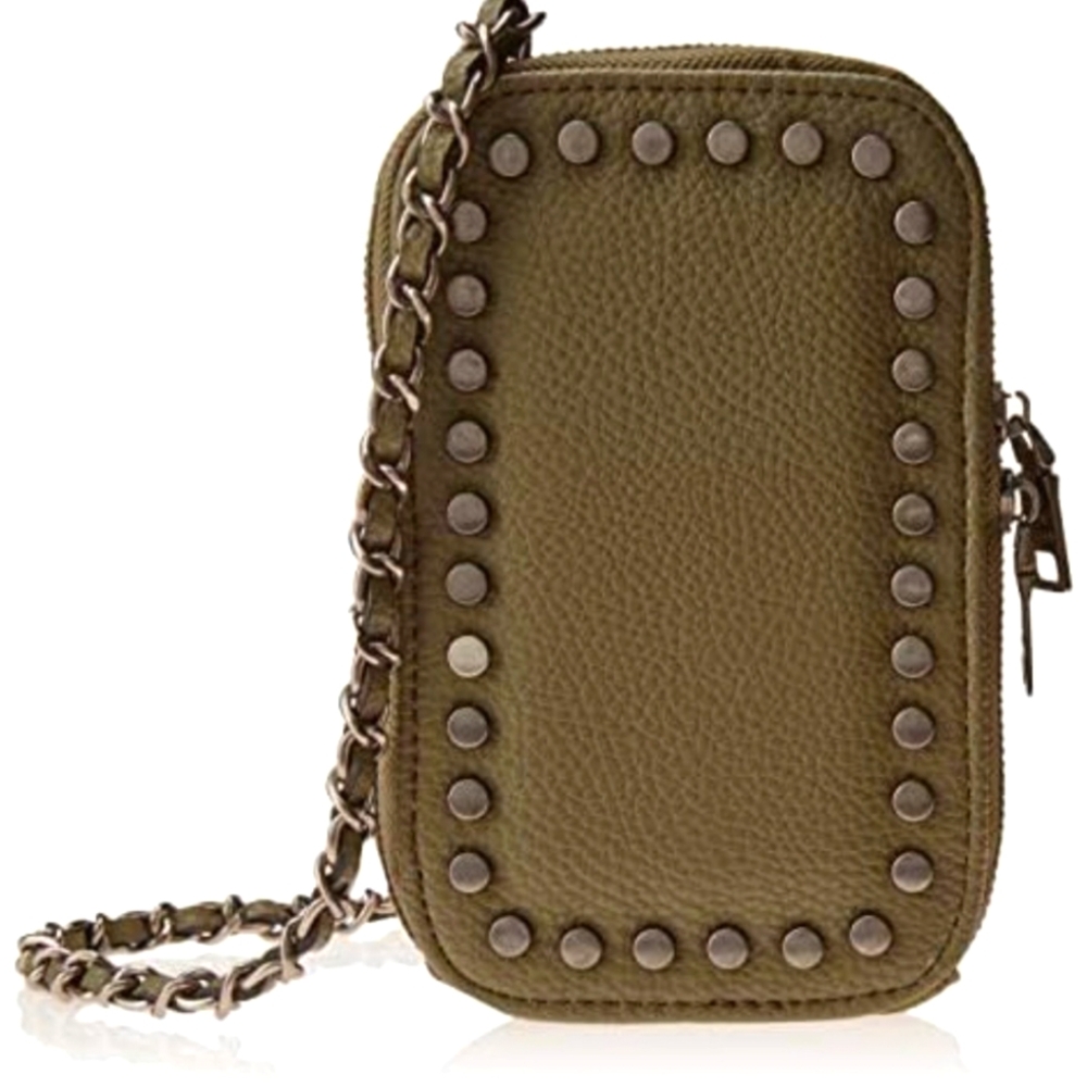 Steve Madden Sage Green Crossbody Cellphone Bag ELLIS